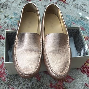 🆕 NWT M.Gemi Rose Gold Felize Loafer EU42